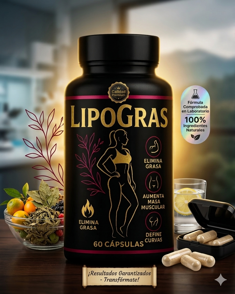 LIPOGRAS™ – LA FÓRMULA QUE AYUDA A QUEMAR GRASA Y ACELERAR TU METABOLISMO